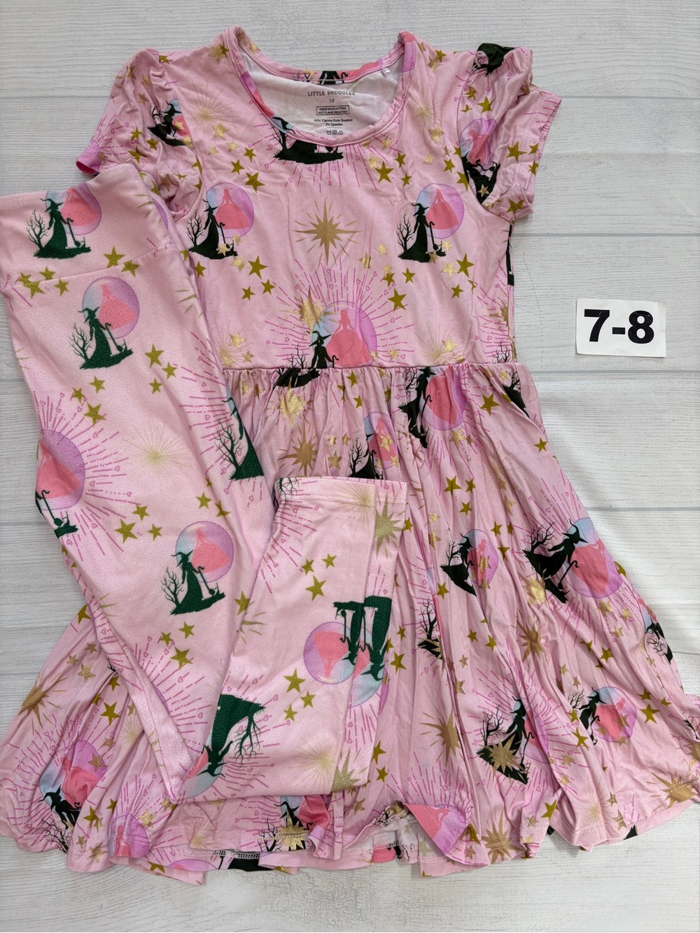 Little snuggles wicked Dress Set